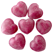 Now available for the winter season: Sugarfree Mulled claret hearts