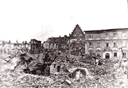 Zerstörung im April 1945