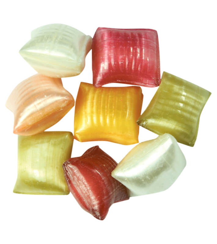 Fruchtige Seiden-Kissen