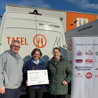 Edel unterstützt die Kölner Tafel
