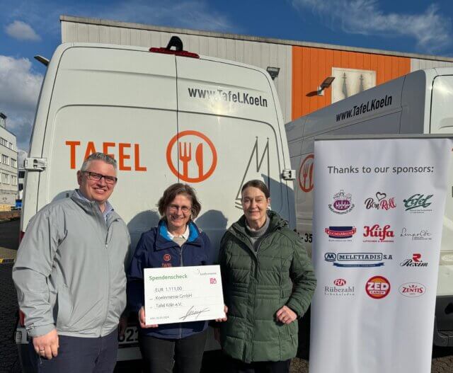 Edel unterstützt die Kölner Tafel