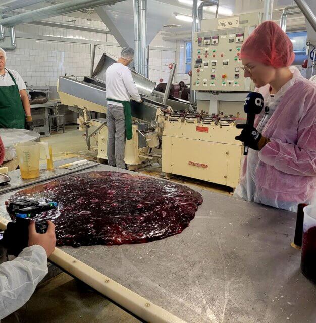 AUGSBURG TV filmt in der Bonbonfabrik Edel