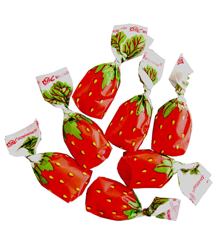 Vollmilch-Erdbeer gefüllt