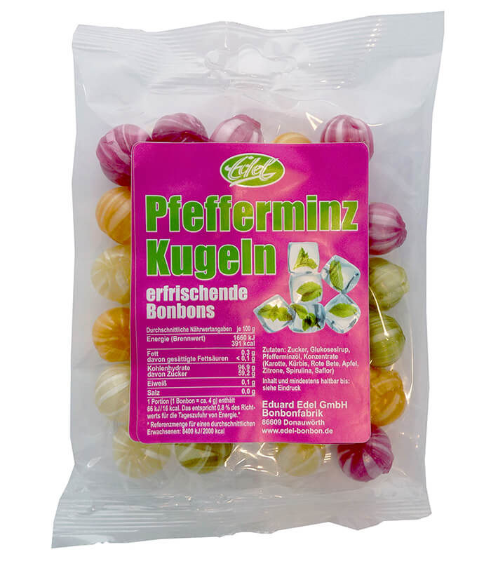 Pfefferminz-Kugeln