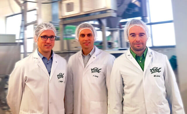 Die drei geschäftsführenden Gesellschafter führen Edel in die Zukunft – v. l. n. r.: Thomas Wippel, Joachim Lang und Martin Lang