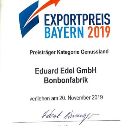 Exportpreis Bayern 2019